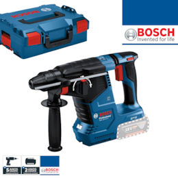 Martelo Perfurador Bosch Profissional SDS-Plus GBH 18V-24 C + Mala (0611923001)