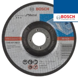 Disco Côncavo Corte Bosch Standard p/ Metal 115MMx2,5MM (2608603159)
