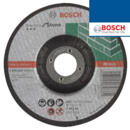 Disco Côncavo Corte Bosch Standard p/ Pedra 115MMx2,5MM (2608603173)
