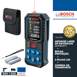 Medidor de Distâncias Laser Bosch GLM 50-27 C (0601072T00)