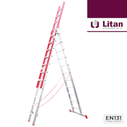 Escada Aluminio Fibra Eletricista F66 Litan