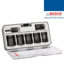 Jogo Chaves Impacto Bosch c/ Adaptadores - 7PCS (2608551029)