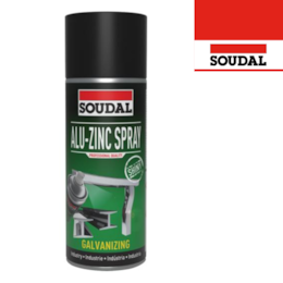 Spray Alumínio-Zinco Brilhante Soudal - 400ML
