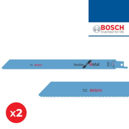 Lâmina Serra Sabre Bosch S 1122 BF p/ Metal - 2UNI (2608656041)