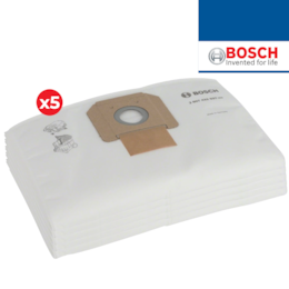 Sacos p/ Aspirador Bosch GAS 35 - 5UNI (2607432037)