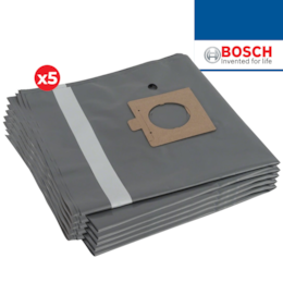 Sacos p/ Aspirador Bosch GAS 15 - 5UNI (2605411231)