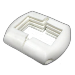 Abraçadeira Plástico Retangular - Branco RAL9010