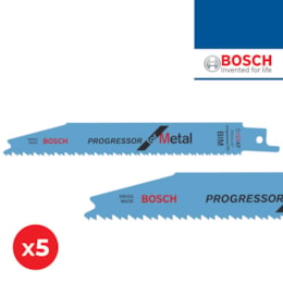 Lâmina Serra Sabre Bosch S123XF p/ Metal - 5Uni (2608654402)