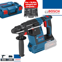 Martelo Perfurador Bosch Profissional GBH 18V-26 + Mala (0611909001)