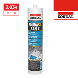 Silicone Soudal Soudasil San X Transparente - 280ML