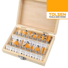 Kit Fresas Tolsen 8MM - 15PCS (75681)