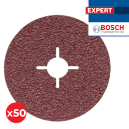 Disco Lixa Bosch Expert R444 p/ Metal 115MM - 50UNI