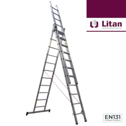 Escada Alumínio Tripla L66 Litan