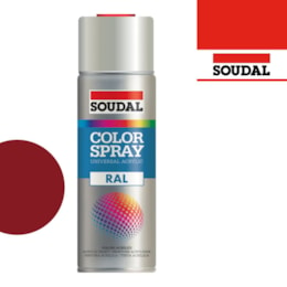 Spray Esmalte Acrílico RAL3003 Vermelho - Soudal 400ML