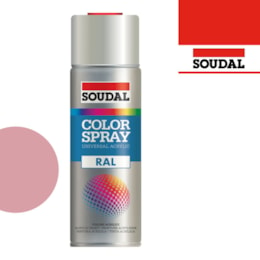 Spray Esmalte Acrílico RAL3015 Rosa - Soudal 400ML