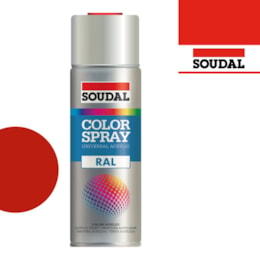 Spray Esmalte Acrílico RAL3020 Vermelho - Soudal 400ML