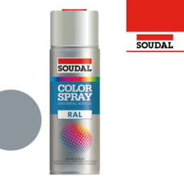 Spray Esmalte Acrílico RAL7001 Cinza - Soudal 400ML