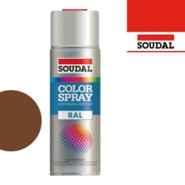 Spray Esmalte Acrílico RAL8007 Castanho - Soudal 400ML