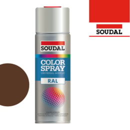 Spray Esmalte Acrílico RAL8011 Castanho - Soudal 400ML