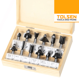 Kit Fresas Tolsen - 12PCS (75680)