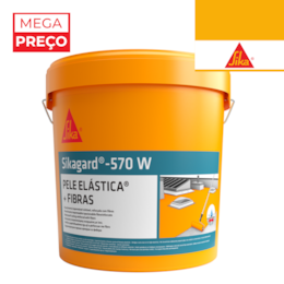 Pele Elástica + Fibras SikaGard -570W Cinza - 20KG