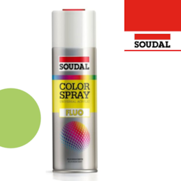 Spray Esmalte Verde Fluorescente - Soudal 400ML