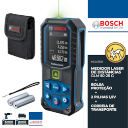Medidor de Distâncias Laser Bosch GLM 50-25 G (0601072V00)