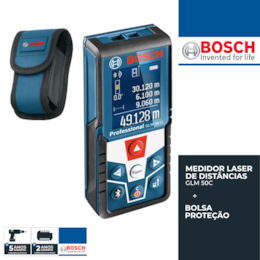 Medidor de Distâncias a Laser Bosch GLM 50C (0601072C00)