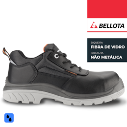 Sapato Segurança Bellota Comp+ Nobuck Preto