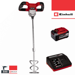 Misturador Einhell TE-MX 18 Li - Solo + Bateria 18V 5.2Ah + Carregador