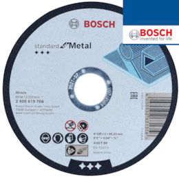 Disco Bosch de Corte Standard 125x1.0MM
