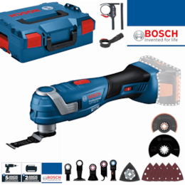 Multiferramenta Bosch Profissional GOP 18V-34 + Acessórios + Mala  (06018G2002)