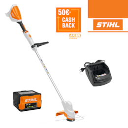 Aparador Relva Stihl FSA 57 + Bateria AK 10 2.0Ah + Carregador AL 101