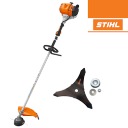 Aparador Relva Stihl Gasolina FS 235 R c/ Fio AutoCut C-26-2 + Lâmina 3 Dentes 250MM