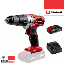 Aparafusadora Einhell TE-CD 18/44 Li-i + Bateria 18V 2.5Ah + Carregador