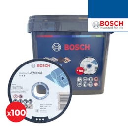 Caixa de Discos Bosch de Corte Standard 115x1.0MM - 100UNI