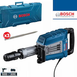 Martelo Demolidor Bosch GSH 14 C + 3 Ponteiros 